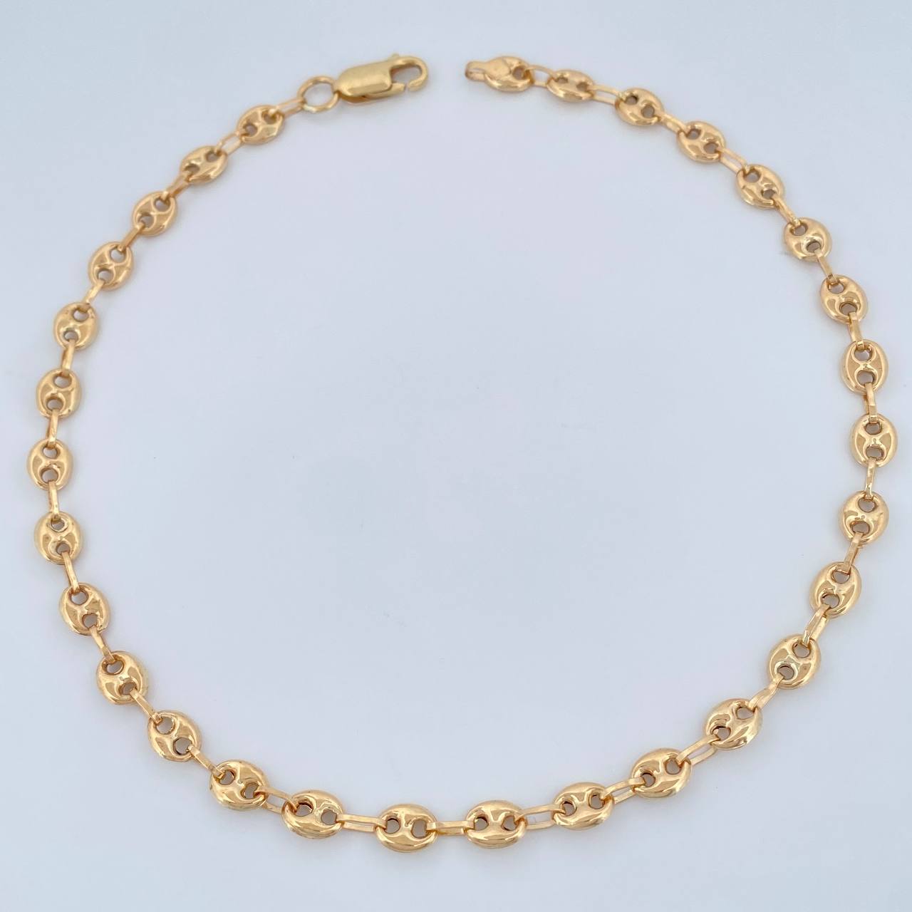 Tobillera GC 4.85gr / 10 3/4 in / 3mm Oro Amarillo 18K %