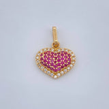Dije Corazon 1.45gr / 1/2 in / Oro Amarillo 18%