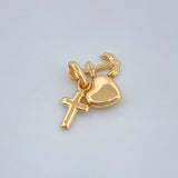 Dije Tres Gracias 0.5gr / 3/4 in / Oro Amarillo 18K %