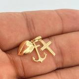 Dije Tres Gracias 0.8gr / 1 1/4 in / Oro Amarillo 18K %
