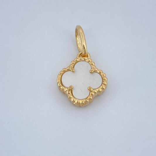 Dije Trebol 1.25gr / 3/4 in / Oro Amarillo Nac.Esp. 18K %