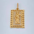 Dije Santa Muerte 3.75gr / 1 in / Oro Amarillo 18K %
