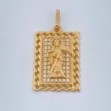 Dije Santa Muerte 3.75gr / 1 in / Oro Amarillo 18K %