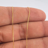 Set Cadena y Dije Veneciana + Fe 2.6gr / 18 1/2 in / 1mm Oro Amarillo 18K %