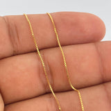 Set Cadena y Dije Veneciana + Libelula 2.3gr / 18 1/2 in / 1mm Oro Amarillo 18K %