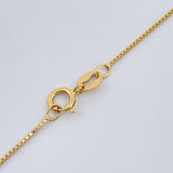 Set Cadena y Dije Veneciana + Virgen De Guadalupe 1.55gr / 17 1/2 in / 1mm Oro Amarillo 18K %