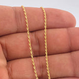 Set Cadena y Dije Lazo + Libelula 1.3gr / 17 3/4 in / 1mm Oro Amarillo 18K %