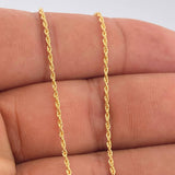 Set Cadena y Dije Lazo + Corona 1.65gr / 17 3/4 in / 1mm Oro Amarillo 18K %
