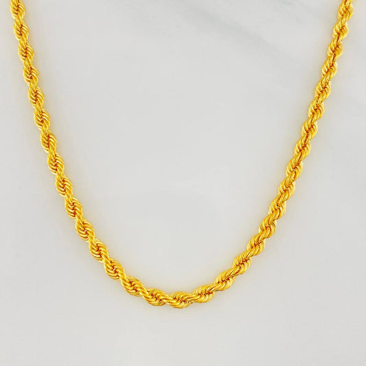 Cadena Lazo 7.8g / 24 in / 3.2mm Oro Amarillo 18K