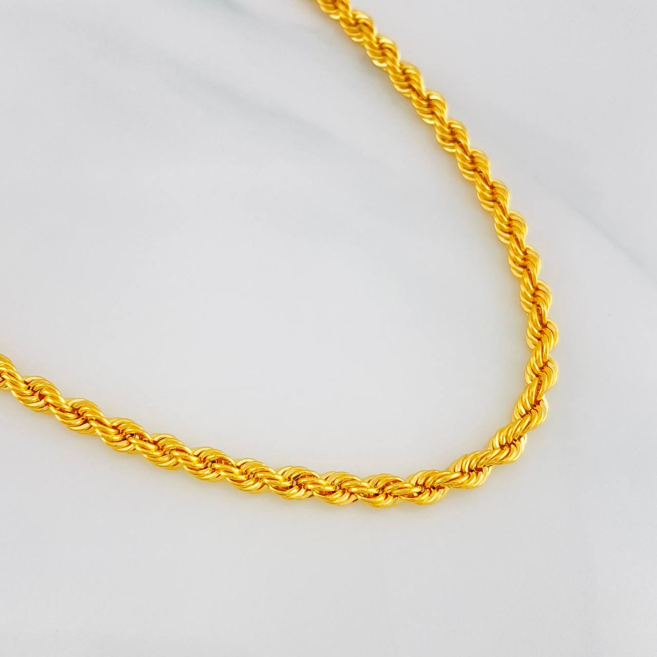 Cadena Lazo 7.8g / 24 in / 3.2mm Oro Amarillo 18K