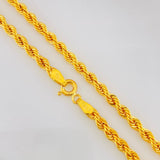 Cadena Lazo 7.25g / 24 in / 3.2mm Oro Amarillo 18K