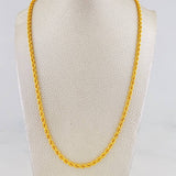 Cadena Lazo 7.25g / 24 in / 3.2mm Oro Amarillo 18K