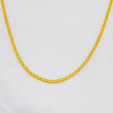 Cadena China 3.35g / 24 in / 1.5mm Oro Amarillo 18K