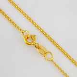 Cadena China 3.35g / 24 in / 1.5mm Oro Amarillo 18K