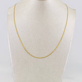 Cadena China 3.25g / 24 in / 1.5mm Oro Amarillo 18K