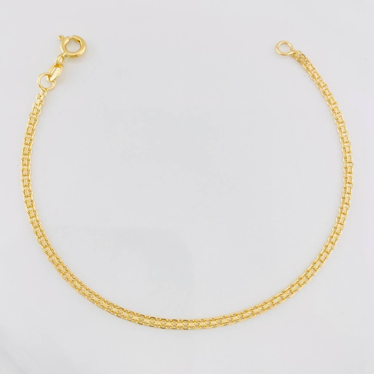 Pulso Chino 1.95g / 7 in / 2.2mm Oro Amarillo 18K