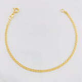 Pulso Chino 1.95g / 7 in / 2.2mm Oro Amarillo 18K