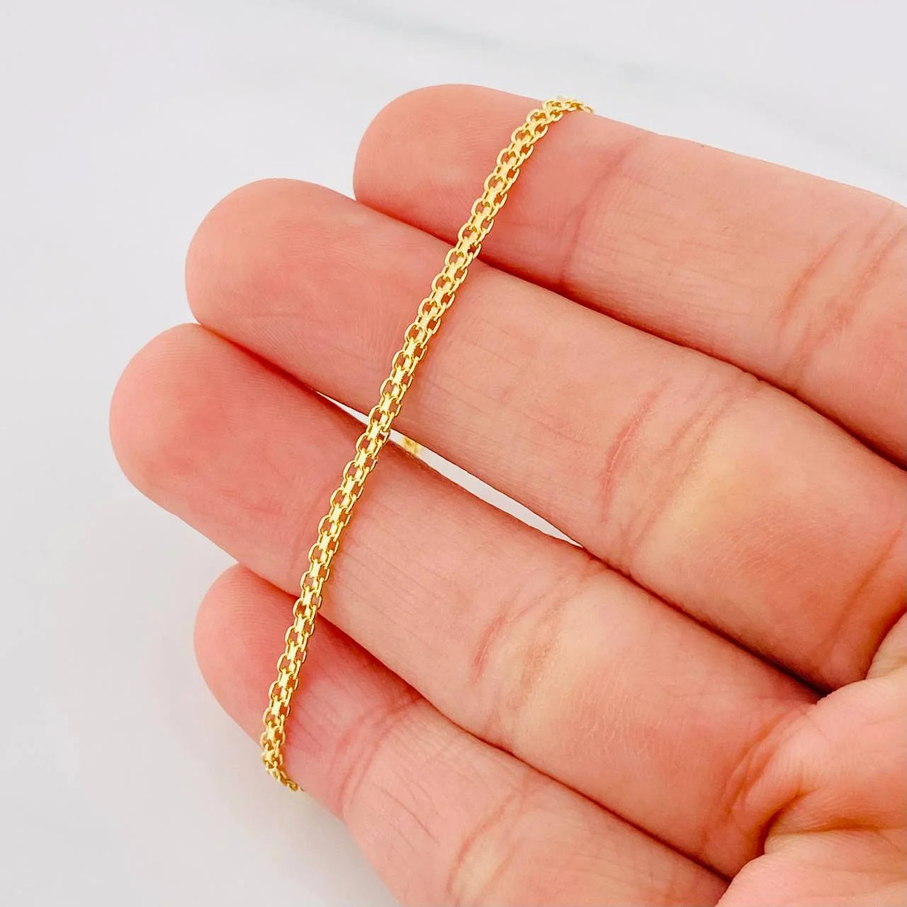 Pulso Chino 2g / 7 1/2 in / 2.05mm Oro Amarillo 18K