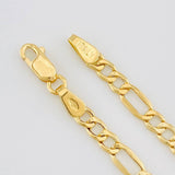 Figaro Bracelet 2.35g / 7 3/4 in / 3.5mm Yellow Gold 18K