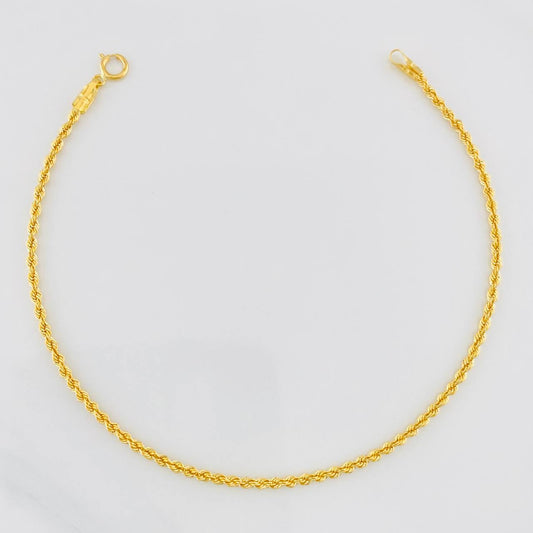 Pulso Lazo 0.8g / 7 in / 1.7mm Oro Amarillo 18K