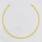 Pulso Lazo 0.8g / 7 in / 1.7mm Oro Amarillo 18K