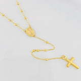Rosario Aro Seguido Virgen Milagrosa 2.65g / 20 in / 3.2mm Oro Amarillo 18K