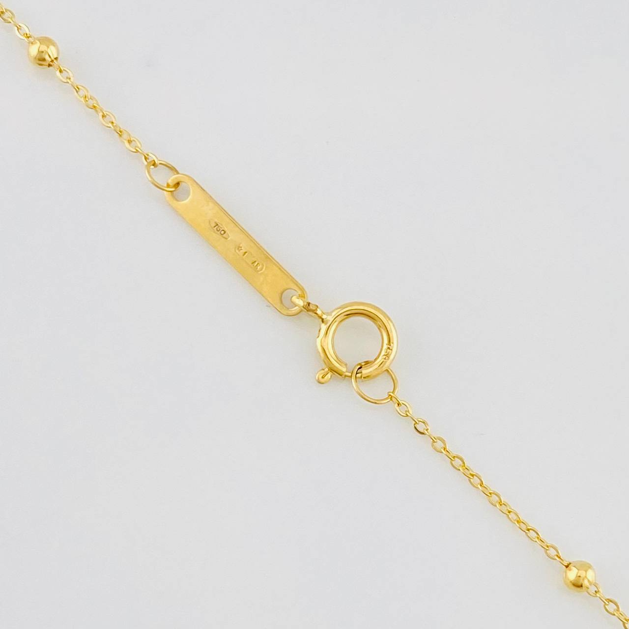 Rosario Aro Seguido Virgen Milagrosa 2.65g / 20 in / 3.2mm Oro Amarillo 18K