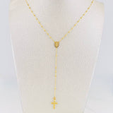 Rosario Aro Seguido Virgen Milagrosa 2.65g / 20 in / 3.2mm Oro Amarillo 18K