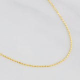 Military Chain 2.05g / 18 in / 0.99mm Yellow Gold 18K