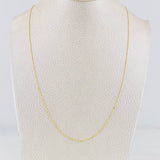 Cadena Militar 2g / 18 in / 0.95mm Oro Amarillo 18K