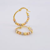 Candongas Bolas 1.8g / 2cm Tres Oros 18K