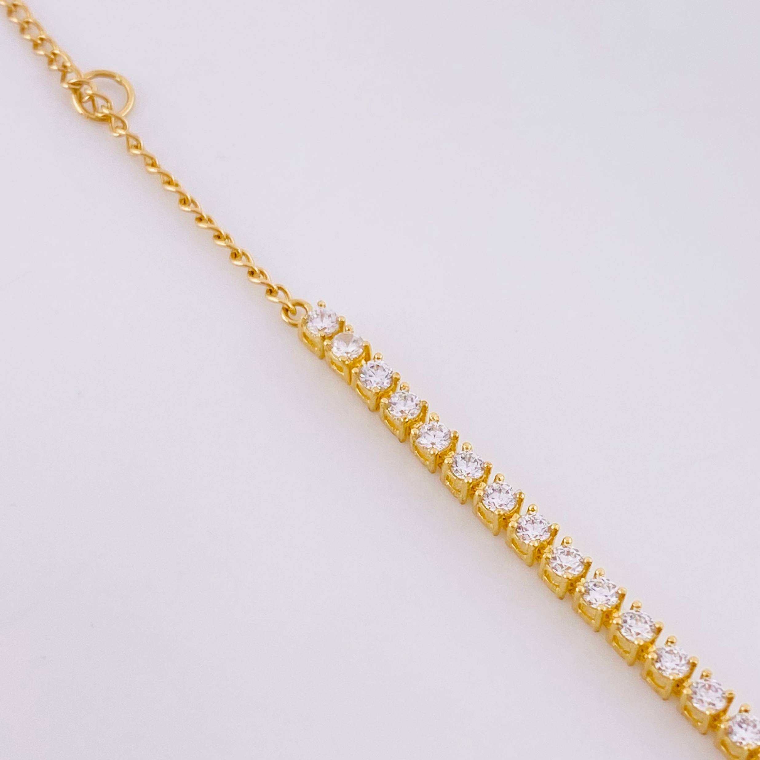 Pulso Tenis 2.85g / 7 in / 2mm Oro Amarillo 18K
