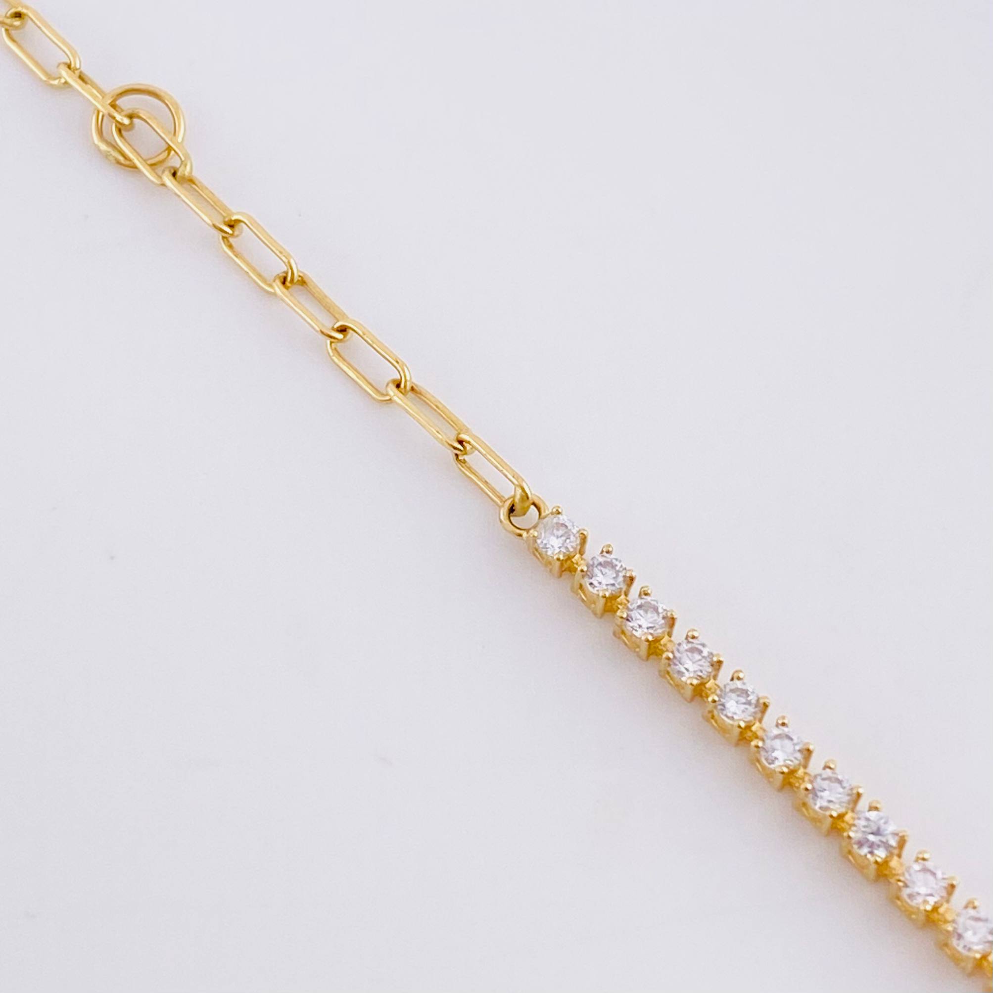 Bracelet Adjustable Tennis 2.85g / 7 3/4 in - 7 1/4 in / 1.9mm Yellow Gold 18K
