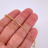 Bracelet Adjustable Tennis 2.85g / 7 3/4 in - 7 1/4 in / 1.9mm Yellow Gold 18K