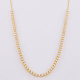 Cadena Tenis 6.45g / 18 in / 2.8mm Oro Amarillo 18K