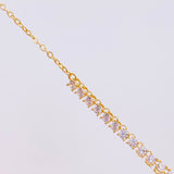 Cadena Tenis 6.45g / 18 in / 2.8mm Oro Amarillo 18K