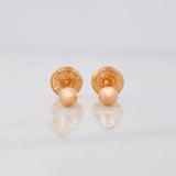 Topos Bola Lisa 0.45g / in / 4mm Oro Rosa 18K