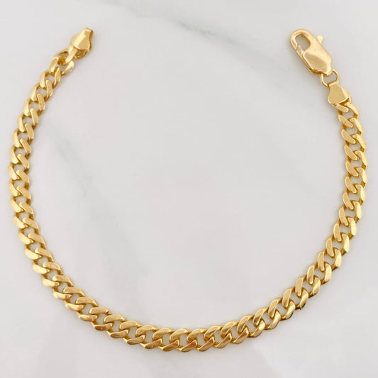 Pulso Cubano 4.7g / 7 1/2 in / 5.02mm Oro Amarillo 18K