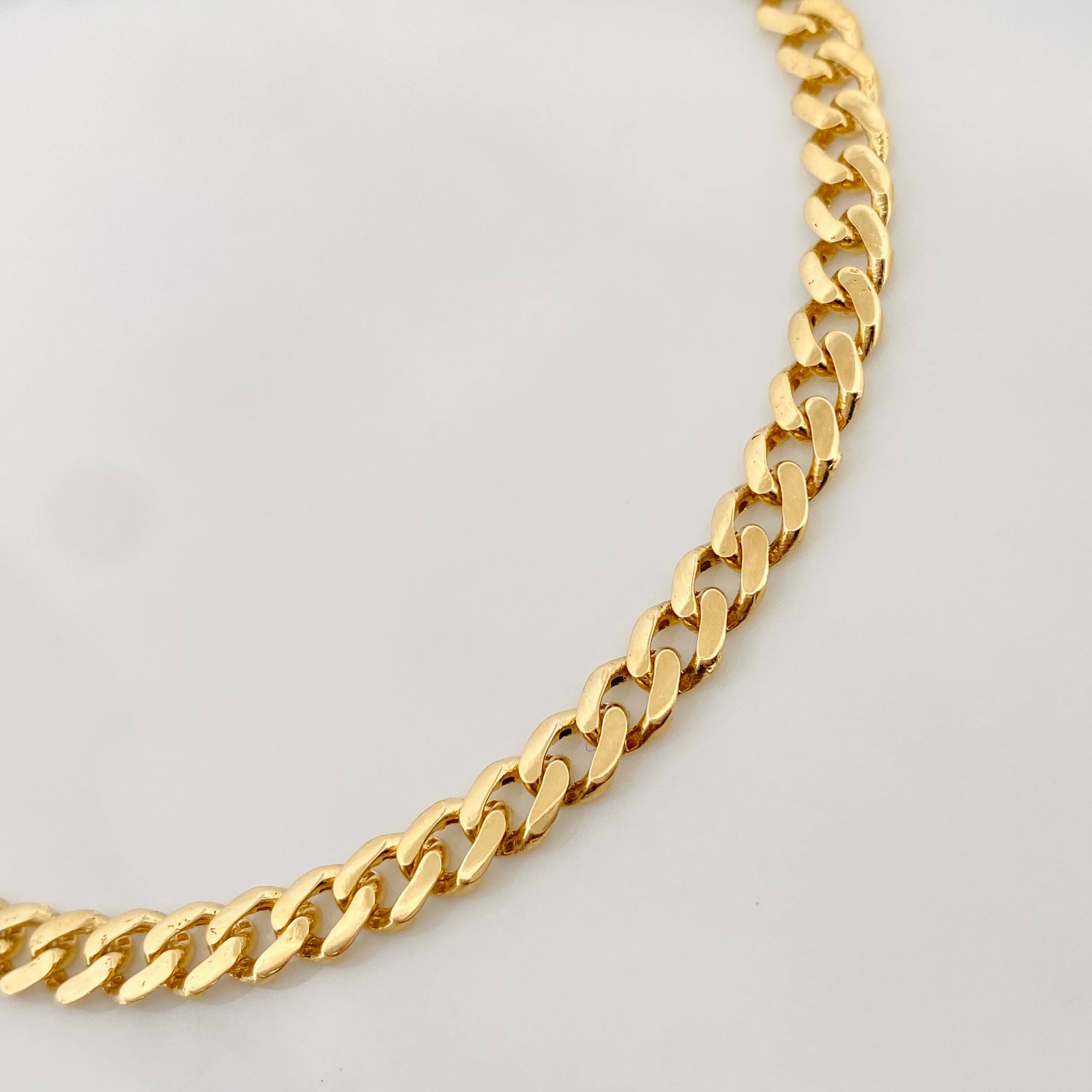 Pulso Cubano 4.7g / 7 1/2 in / 5.02mm Oro Amarillo 18K