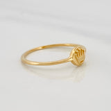 Crown Ring 1.2g / T7 Yellow Gold 18K