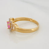 Anillo Corazon 2.3g / T6 1/2 Oro Amarillo 18K