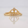 Crown Ring 1.2g / T5 1/2 Yellow Gold 18K