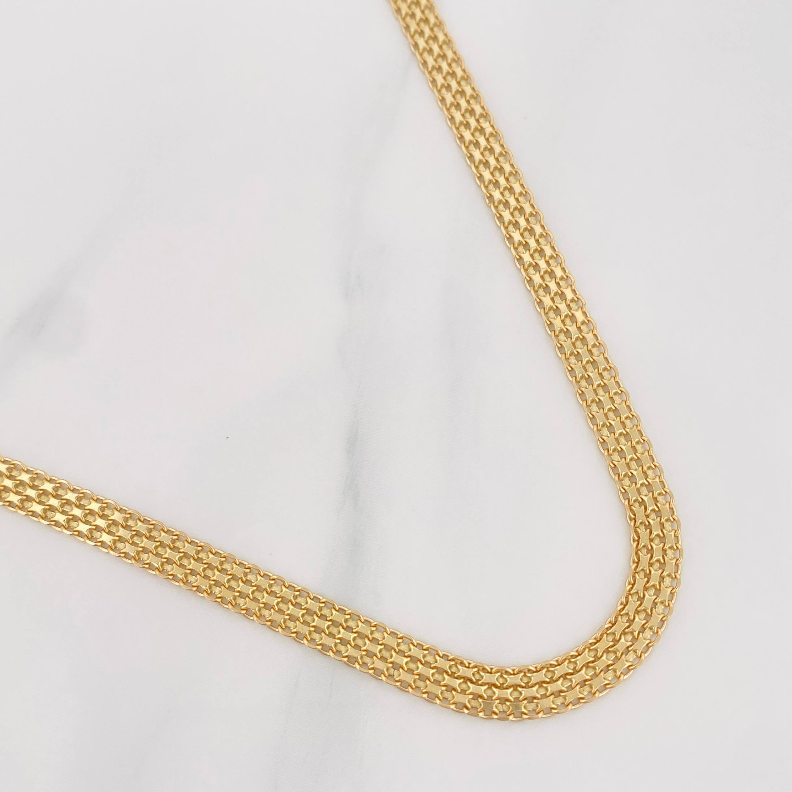 Cadena China 18.65g / 24 in / 5.07mm Oro Amarillo 18K