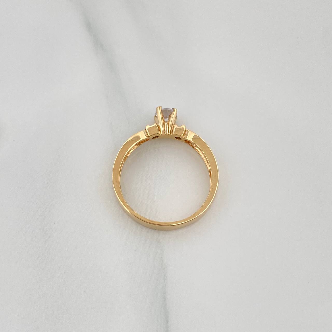 Solitaire Ring 3.25 g / T7 Yellow Gold 18K
