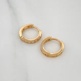 Candongas Carril 1.85 g / 1/2 in Oro Amarillo 18K