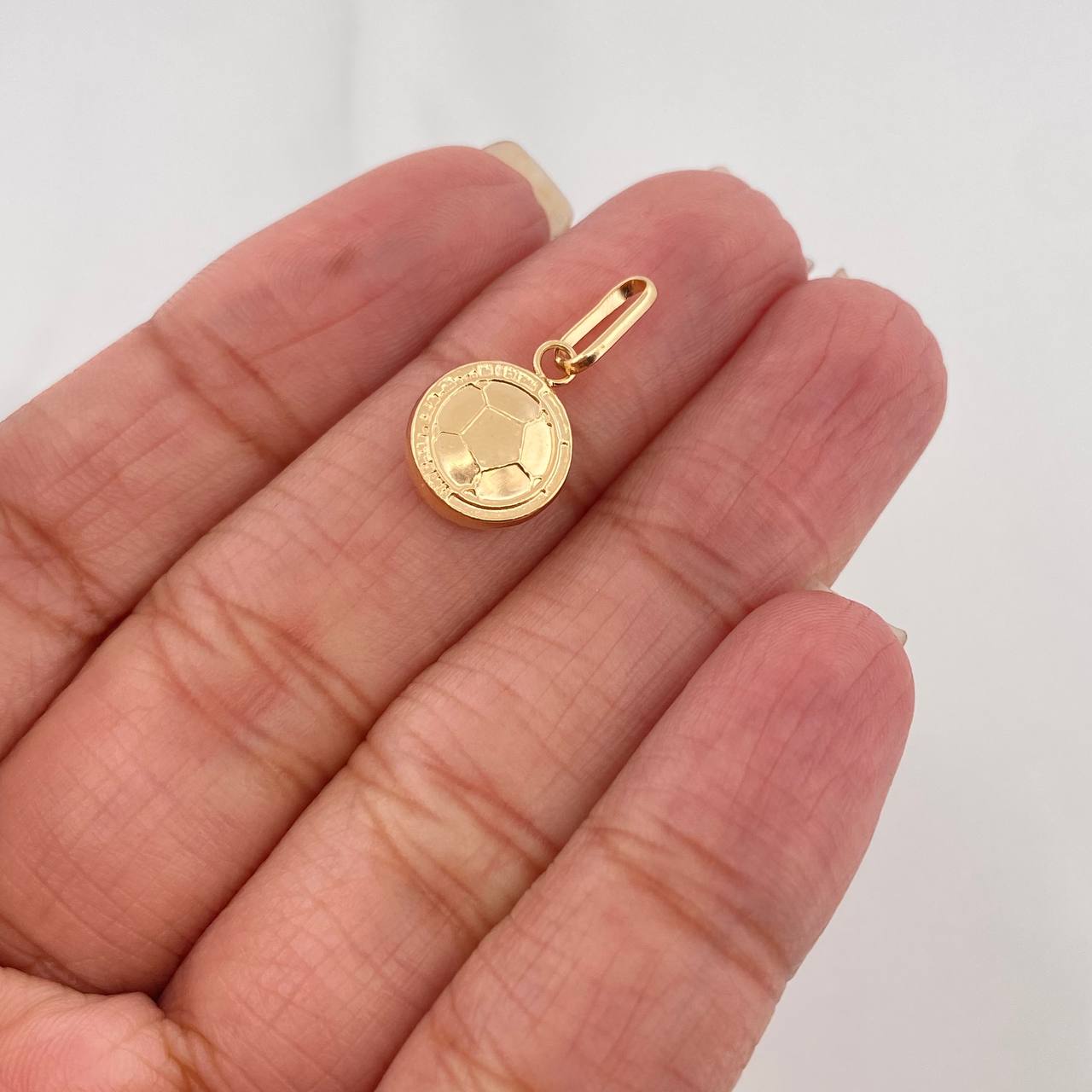 Dije Escudo Colombia 0.7 g / 3/4 in Oro Amarillo 18K