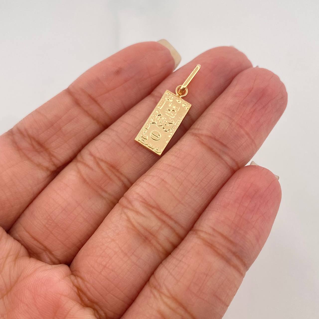 Dije One Dolar 0.7 g / 1 in Oro Amarillo 18K