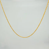 Cadena Lazo 0.85gr / 45cm / 1mm Oro Amarillo +3 18K &