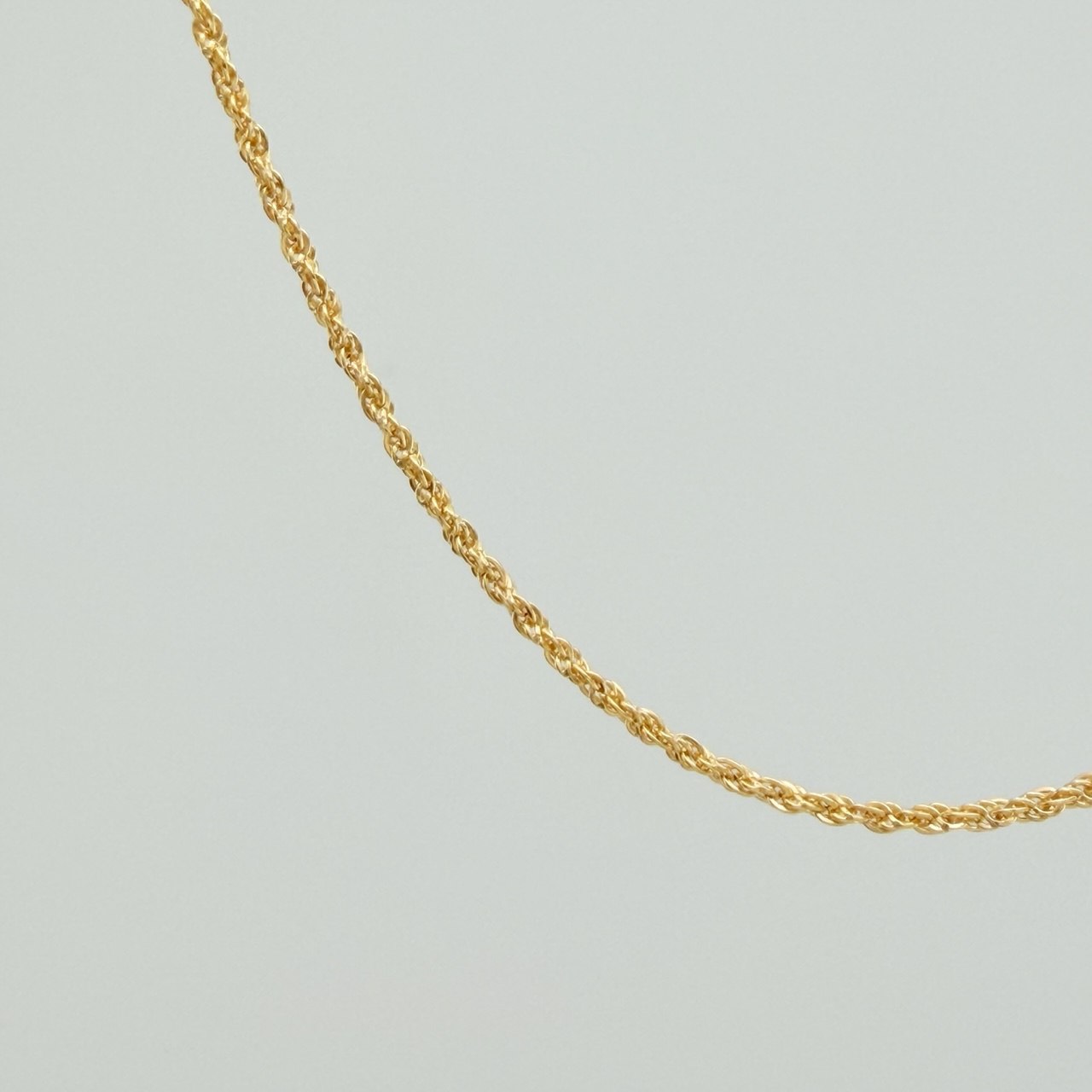 Rope Chain 0.9gr / 45cm / 18K Yellow Gold +3 $
