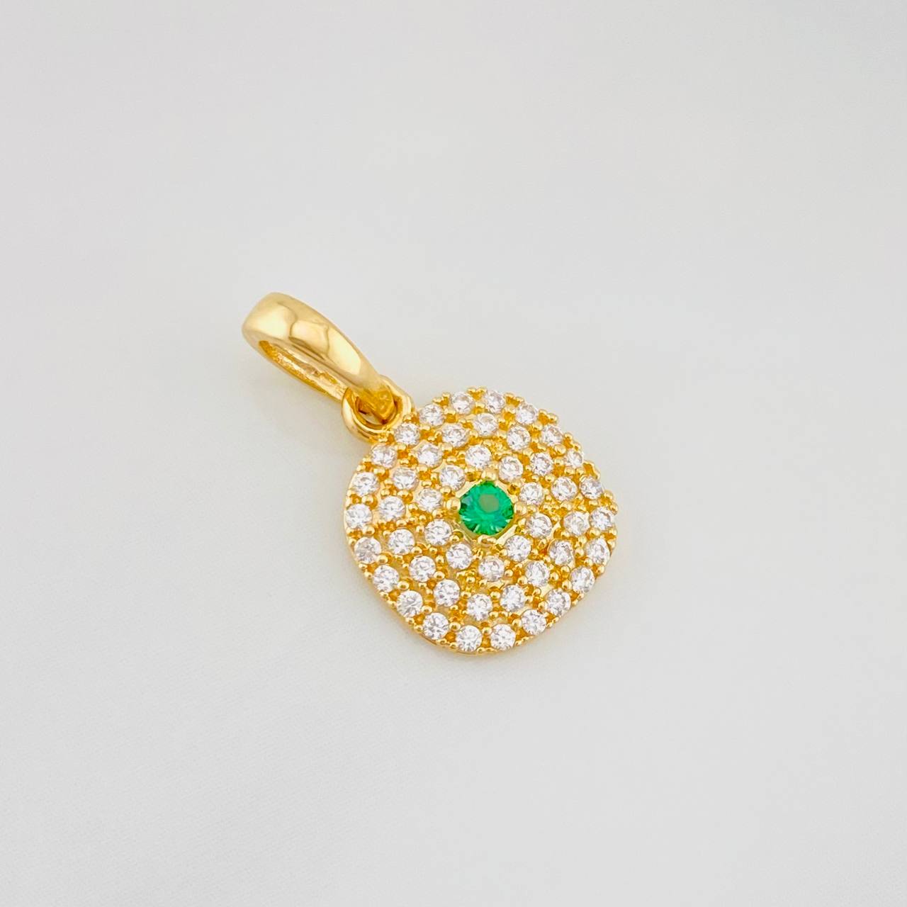 Dije Halo Cuadrado 1.15g / 1/2 in Oro Amarillo 18K